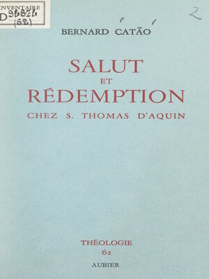 cover image of Salut et rédemption chez S. Thomas d'Aquin